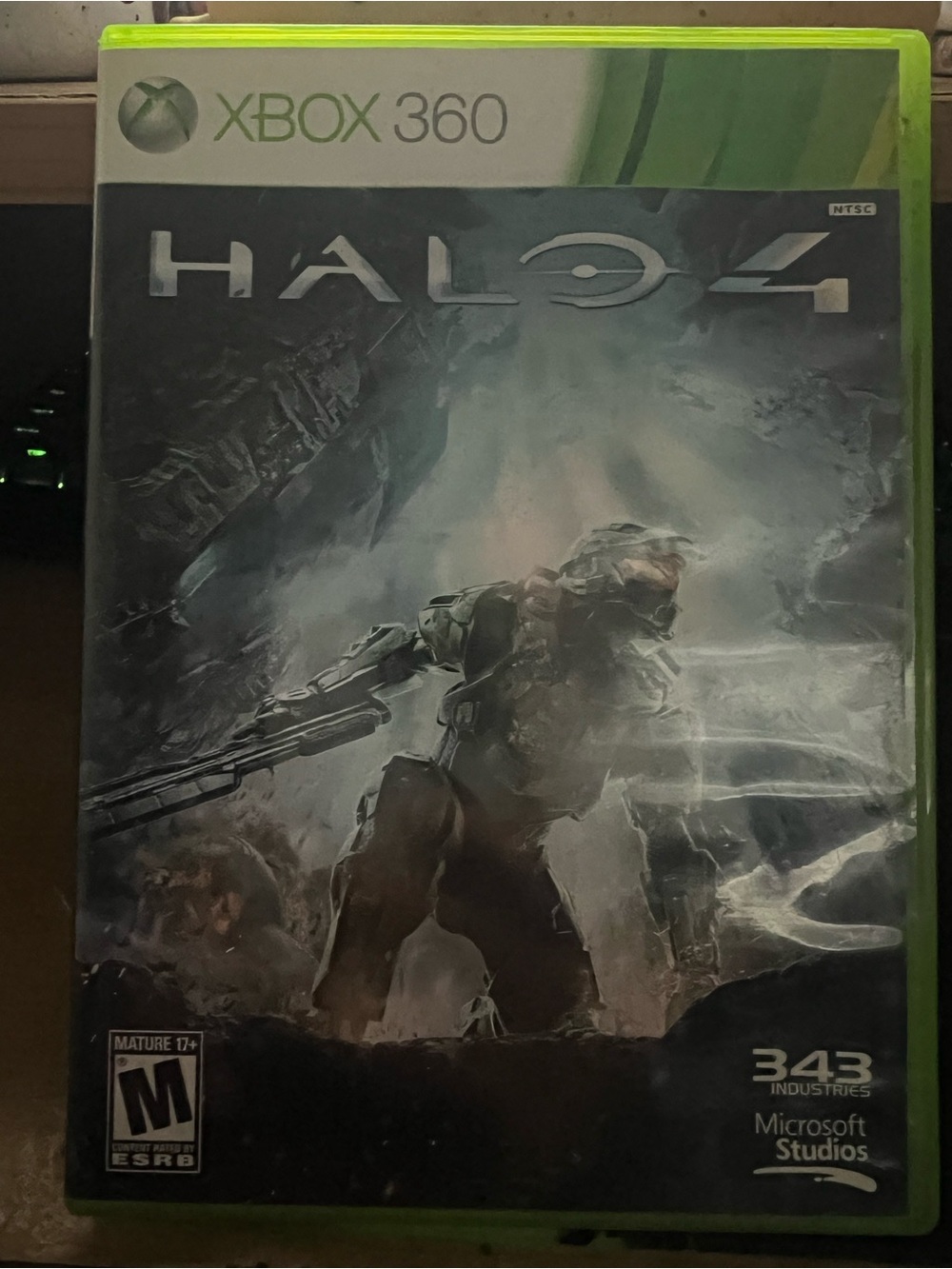 Microsoft Xbox 360 Halo 4 Game Case – Neon Green